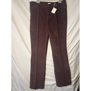 NWT L.L. Bean Women’s 100% Cotton Straight Leg Pants W14